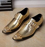 Image result for Men Wedding Shoes Gold
