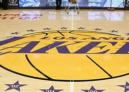 Image result for NBA Lakers Basketball Court