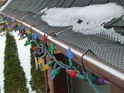 Image result for How to Hang Christmas Lights with Gutter Guards