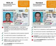 Image result for MA Real ID Example