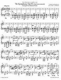 Image result for Beethoven Piano Sheet Music