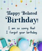 Image result for Happy Belated Birthday Brenda