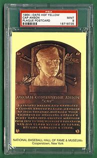 Image result for Cap Anson Hall of Fame Plaque