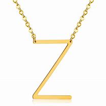 Image result for Black Letter Z Necklace