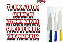 Image result for Knife Color Coding
