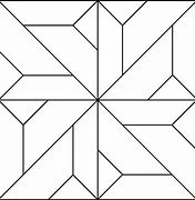 Image result for Geometric Quilt Pattern Designs