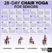 Image result for Images of 28 Day Chair Workout for Seniors