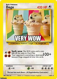 Image result for Dog Pokemon Cards Meme