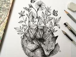 Image result for Pen and Ink Drawings Nature