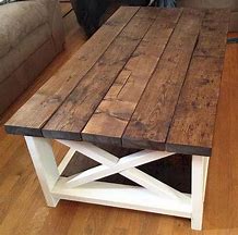 Image result for Industrial Farmhouse Coffee Table