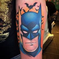 Image result for Batman Cartoon Tattoo