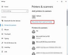 Image result for Windows 10 Add Network Printer