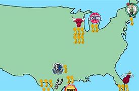 Image result for NBA Map