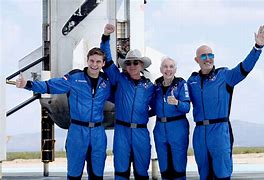 Image result for bezos space flights