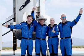 Image result for Bezos Space Trip