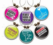 Image result for Funny Wine Glass Charms