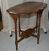 Image result for Vintage End Table with Built in Telstar Clock