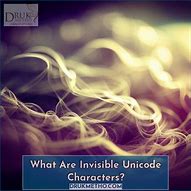 Image result for Invisible Character