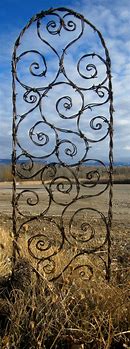 Image result for Barbed Wire Yard Art