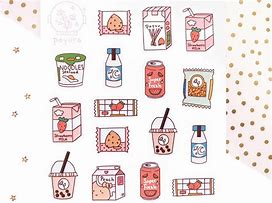 Image result for Cute Aesthetic Stickers Food