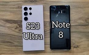Image result for Note 8 vs S23 Ultra Size