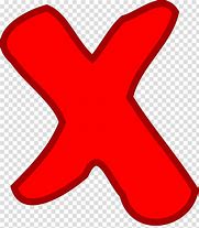 Image result for X Sign Clip Art