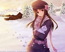 Image result for Anime Boy in Winter