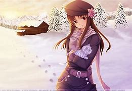 Image result for Anime Girl Cold Winter