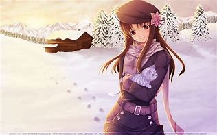 Image result for Winter Anime Boy with Red Hair