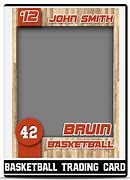 Image result for Basketball Card Template Free