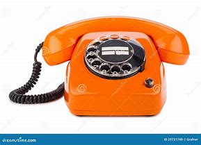 Image result for Vintage Orange Phone