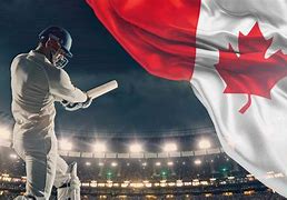 Image result for Canadian Cricket Flag