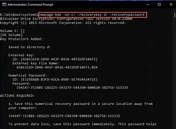 Image result for Manage BitLocker Key