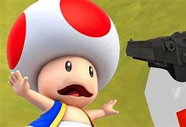 Image result for Toad Holding a Gun