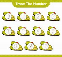 Image result for Tracing Paper for Children Numbers