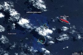 Image result for Hunga Tonga Volcano Satellite Photos