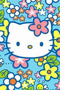 Image result for Hello Kitty Blue Wallpaper iPhone