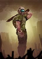 Image result for Doomguy Concept Art