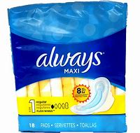 Image result for Always Maxi Pads Green