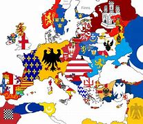 Image result for Europe 1130 Map. Flag