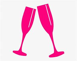 Image result for Pink Champagne Glass Vector
