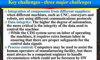 Image result for Challenges Involved in Computer Integrated Manufacturing