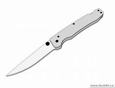 Image result for Pocket Knife Drawing