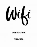 Image result for +Wi-Fi Password Sign