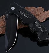 Image result for Black Folding Pocket Knife