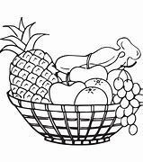 Image result for fruits baskets clip art black and white