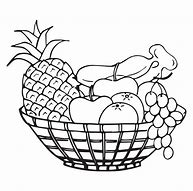 Image result for Fruit Basket Coloring Pages