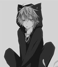 Image result for Anime Boy with Cat Poster