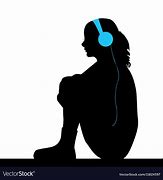 Image result for Listening to Music Silhouette