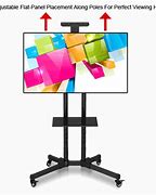 Image result for Small TV Cart